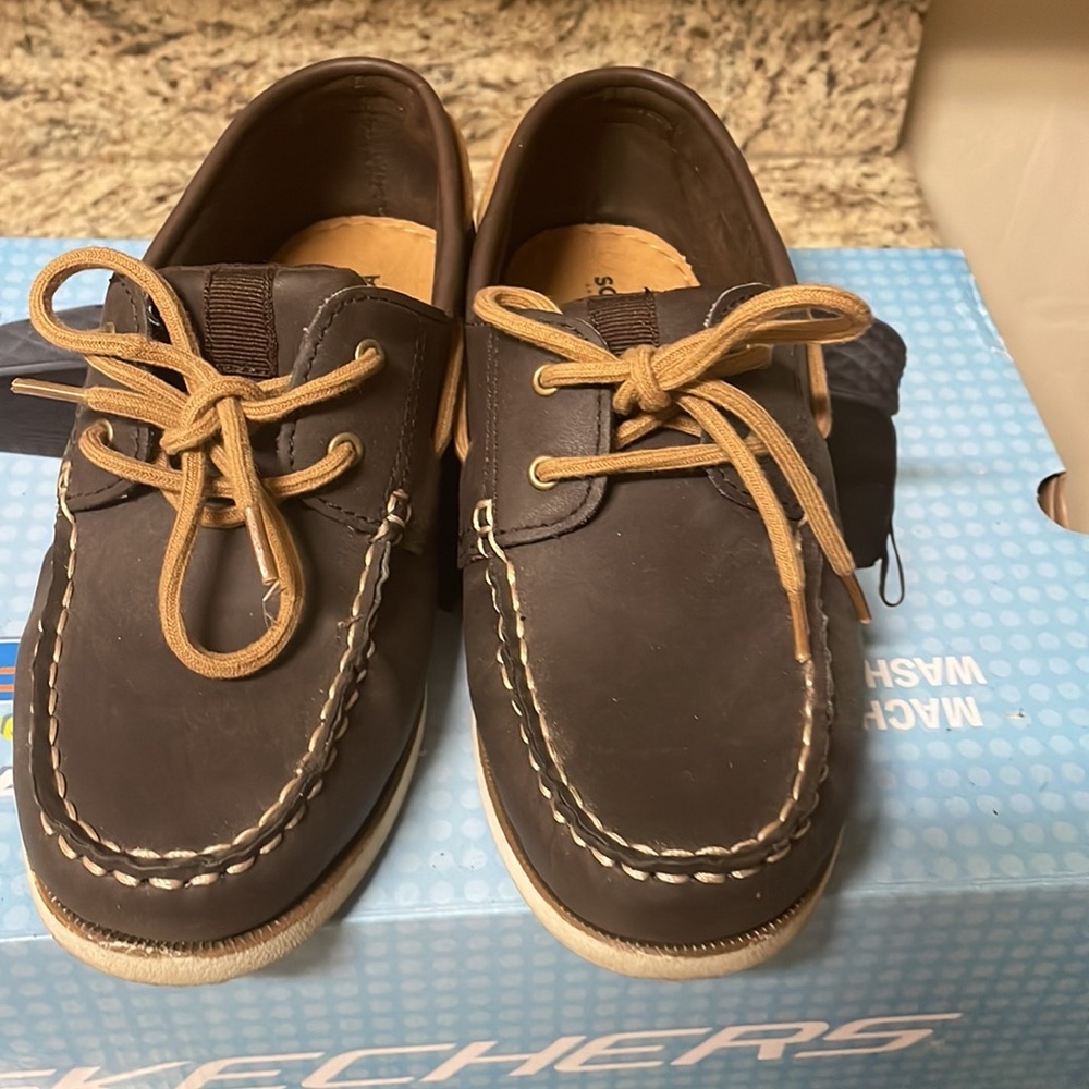 Sonoma Brown and Tan Boat Shoes